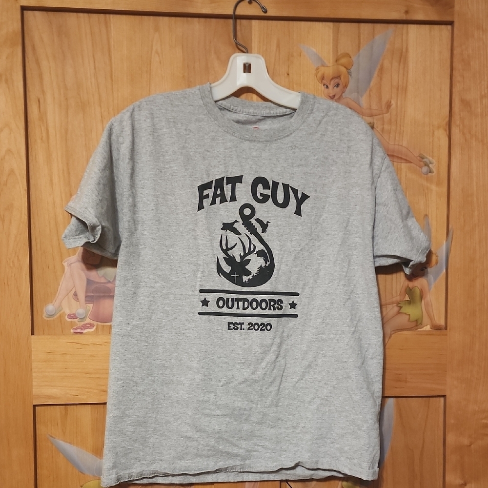 Hanes Gray Graphic Tee - Picture 1 of 5